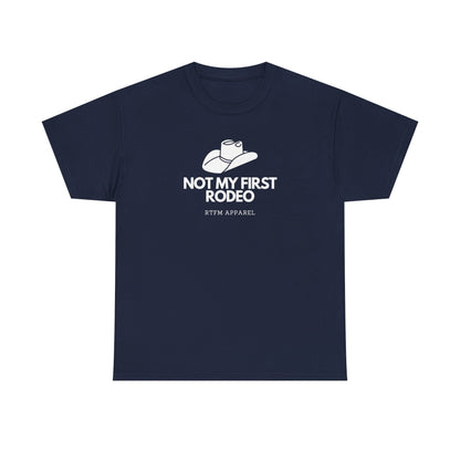 Not My First Rodeo RTFM Apparel Cowboy Hat Tech Geek Humour T-Shirt