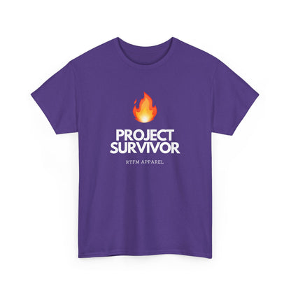 Project Survivor RTFM Apparel Flame Design - Tech, IT, Cybersecurity Engineer Humor 2025