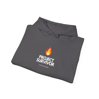 Project Survivor Hoodie RTFM Apparel Flame Design - IT, Tech, Cybersecurity Geek Humor 2025
