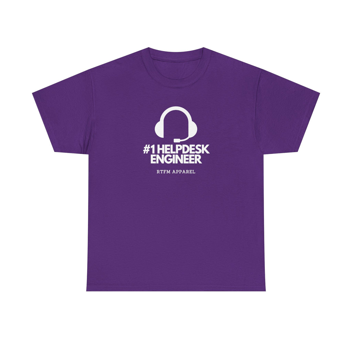 #1 Helpdesk Engineer Headset — IT Support Tee