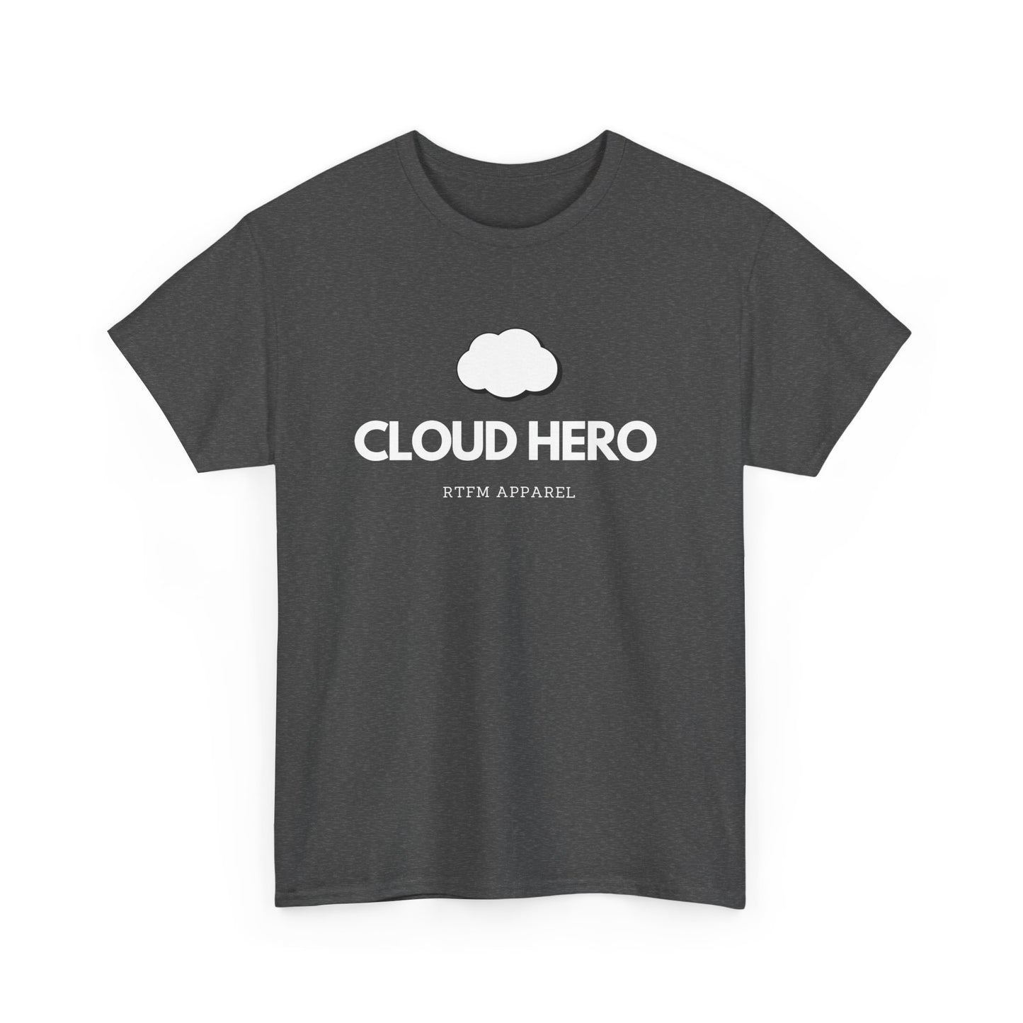 Cloud Hero RTFM Apparel - Funny Sysadmin, Cloud Engineer Humor Gift T-Shirt 2025