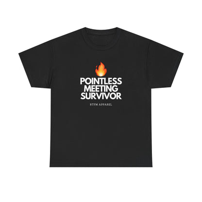 Pointless Meeting Survivor - RTFM, Sysadmin, IT Professional, Tech Humor, Funny Gift