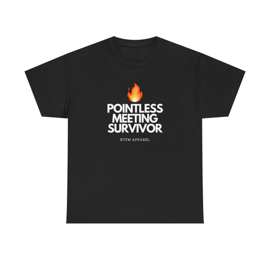Pointless Meeting Survivor - RTFM, Sysadmin, IT Professional, Tech Humor, Funny Gift