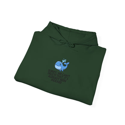 Playful Whale Tech Hoodie - DevOps, Docker, Cloud Fun