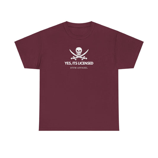 Yes, It's Licensed - RTFM Apparel Skull Humor Tech Geek