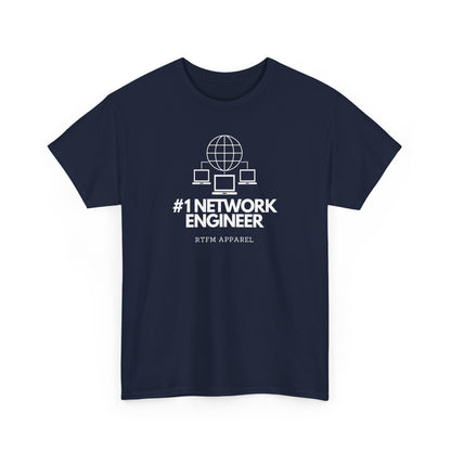 #1 Network Engineer RTFM Apparel - Funny Sysadmin, IT Pro, Network Shirt