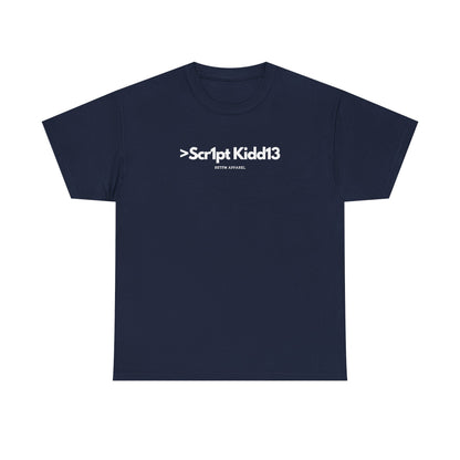 Script Kiddie RETFM Apparel Cyber Security Geek Humour — Tee