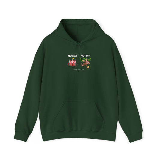 Not My Circus Not My Monkey Tech IT Hoodie RTFM Apparel Funny