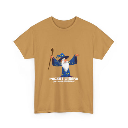 Packet Wizard Network Engineer Funny Tech Geek T-Shirt