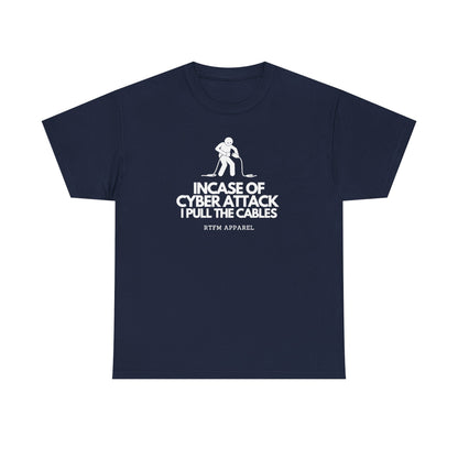 In Case Of Cyber Attack — Sysadmin Tee