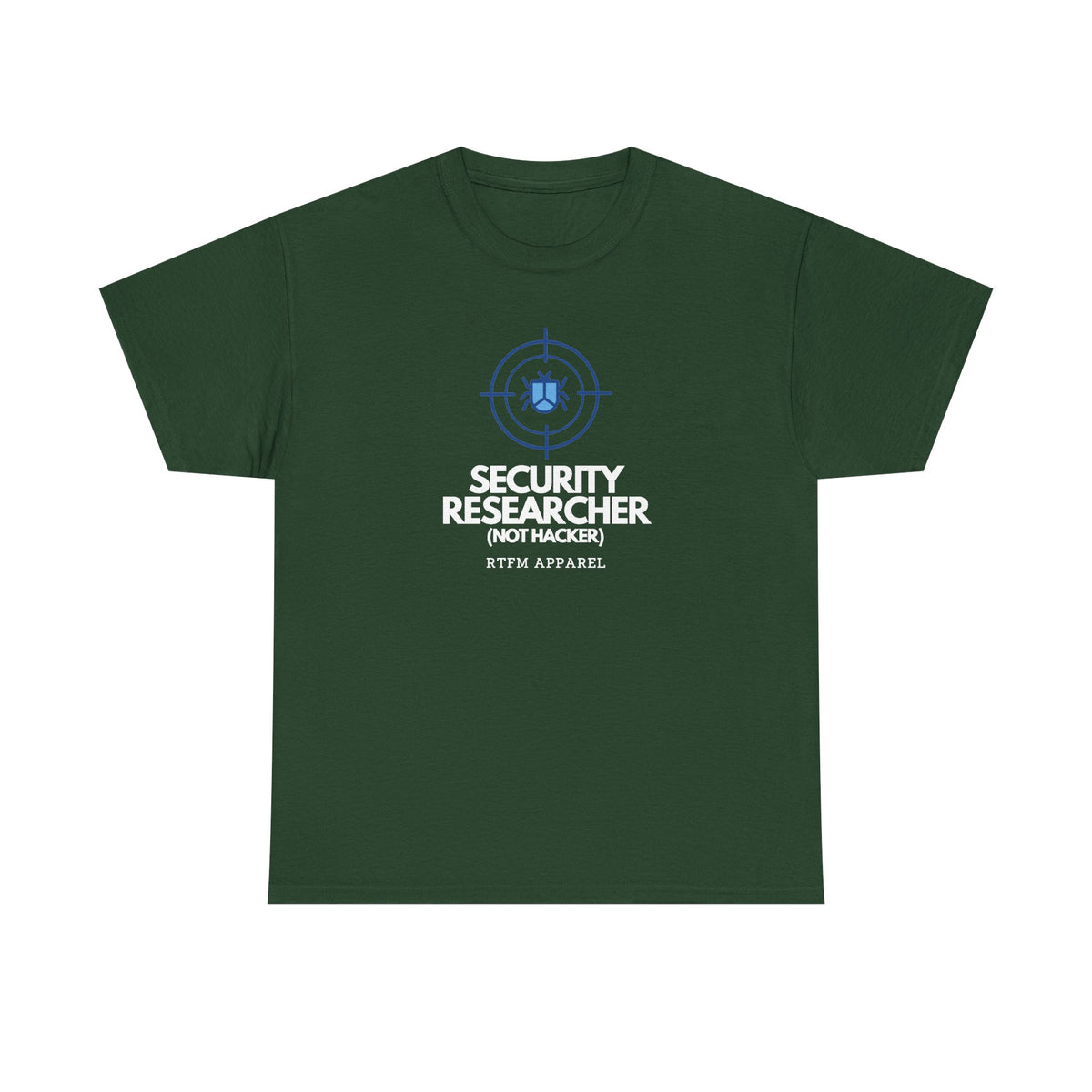 Security Researcher Not Hacker Bug — Cybersecurity Tee