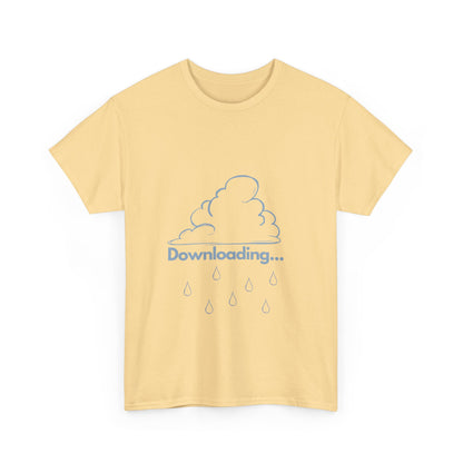 Downloading Cloud Raindrops - Tech Geek Humor