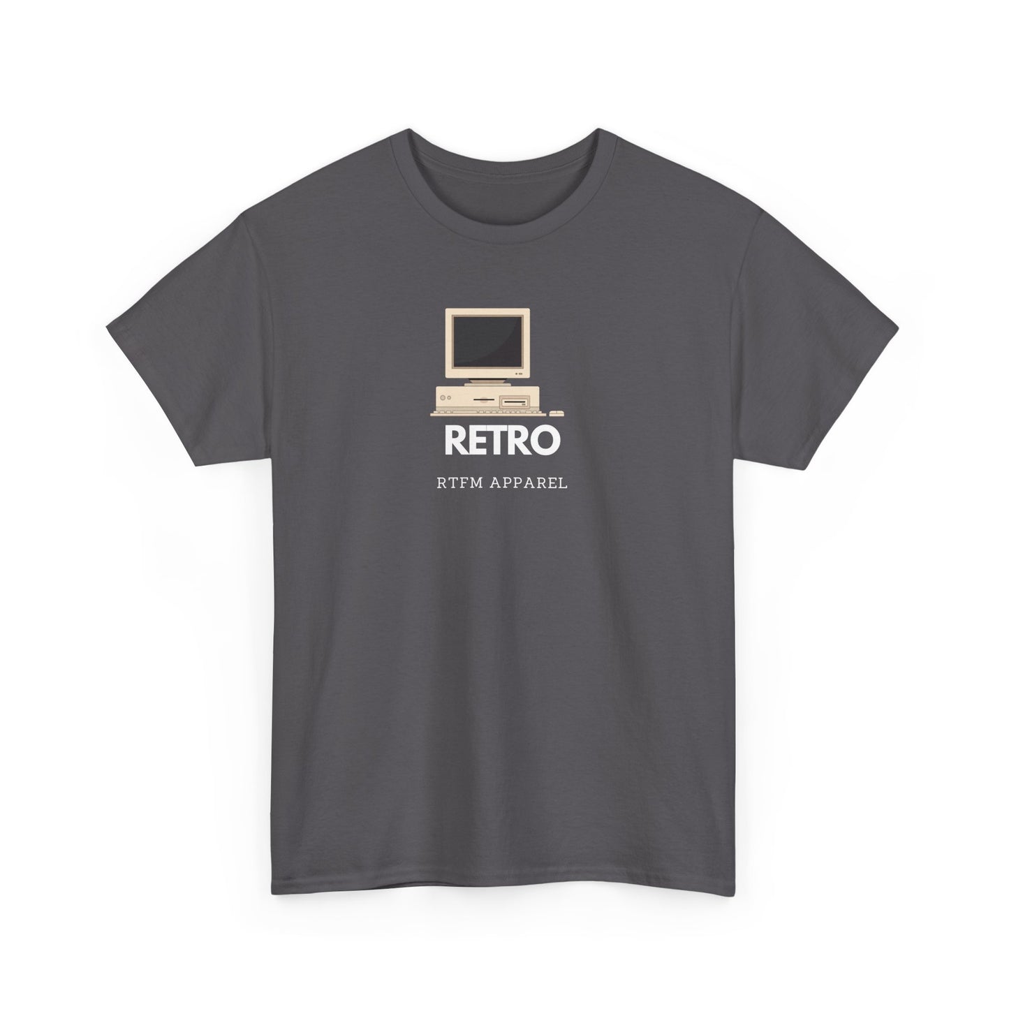 Retro RTFM Apparel - Vintage Computer Geek Humor Tshirt