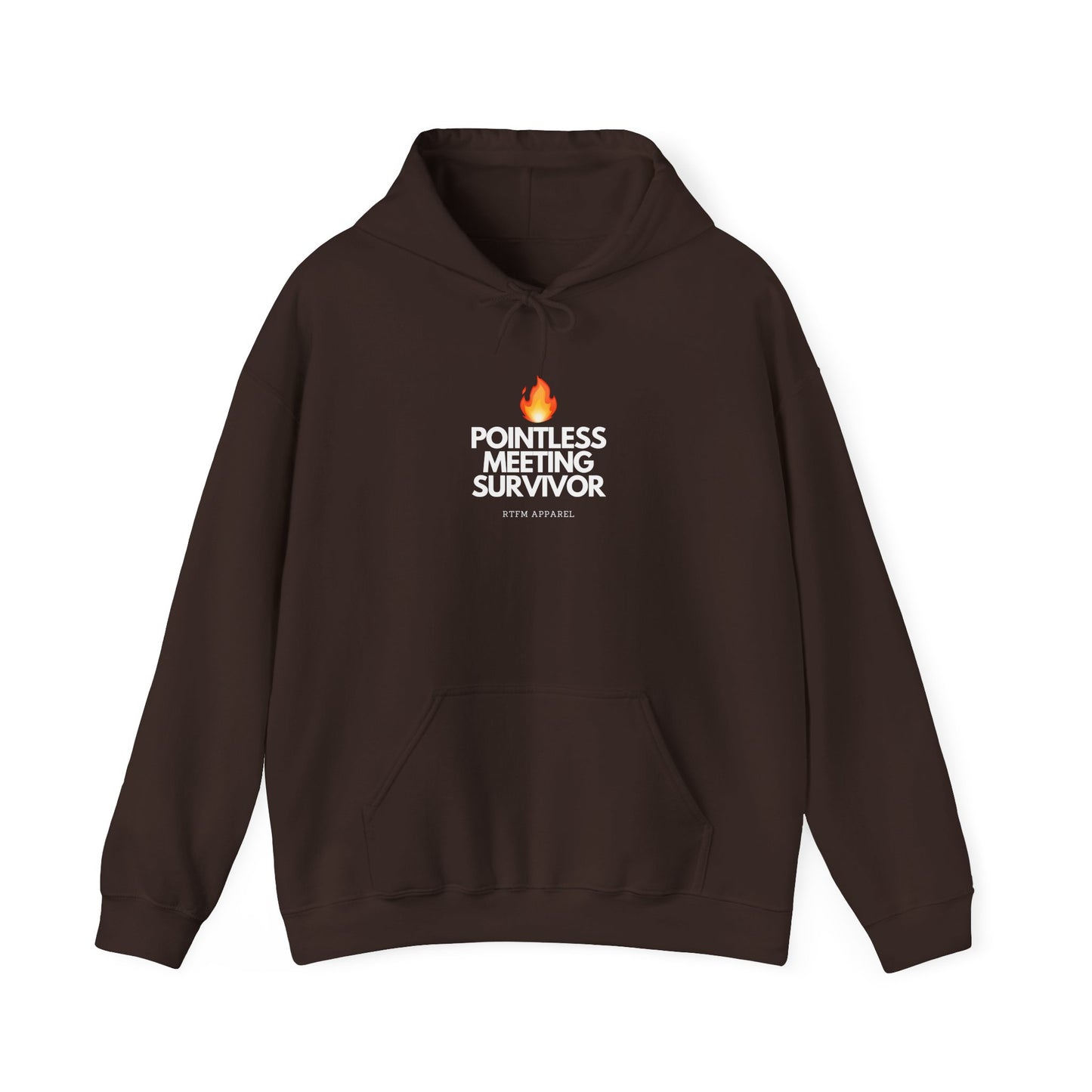 Pointless Meeting Survivor Hoodie - IT Humor, Tech Wear, Sysadmin, Developer Gift 2025