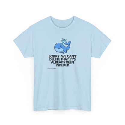 Happy Whale Splash Tech Humor — Cloud Engineer Tee