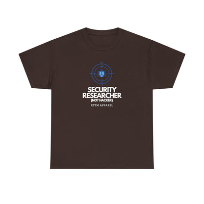 Security Researcher Not Hacker — Cybersecurity Tee