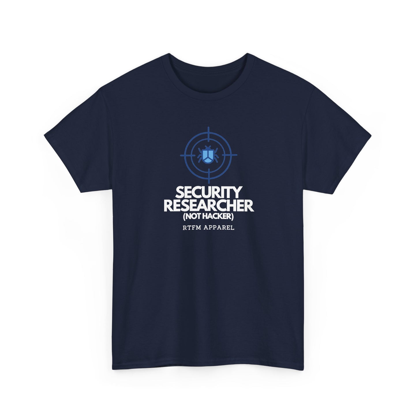 Security Researcher Not Hacker Bug — Cybersecurity Tee