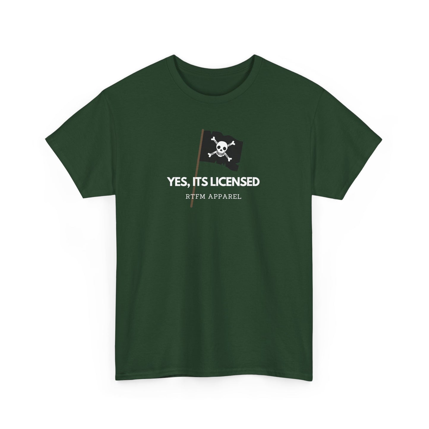 Yes, It's Licensed - Sysadmin, Cybersecurity, RTFM Apparel, Tech Humour