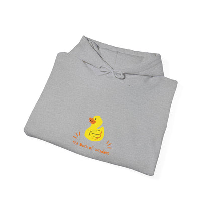 The Duck Of Wisdom Hoodie - Geeky Humor For IT Experts