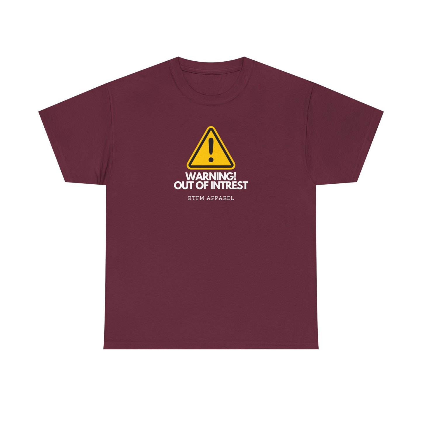 Warning Out Of Interest Funny Tech Humor IT Geek Tshirt For Developers