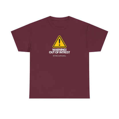 Warning Out Of Interest Funny Tech Humor IT Geek Tshirt For Developers