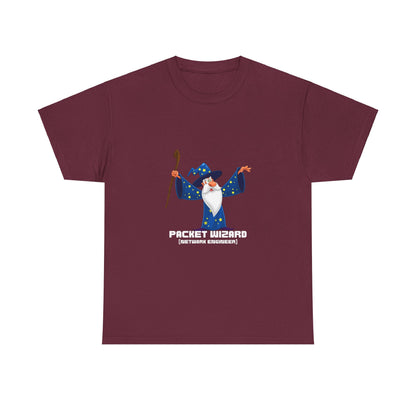 Packet Wizard Network Engineer Funny Tech Geek T-Shirt