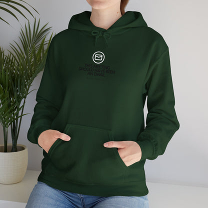 This Meeting Should Have Been An Email - Cozy IT Humor Hoodie, Tech Geek, Sysadmin