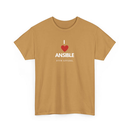 I Love Ansible RTFM Apparel Funny T-Shirt For DevOps, Sysadmin, IT Tech
