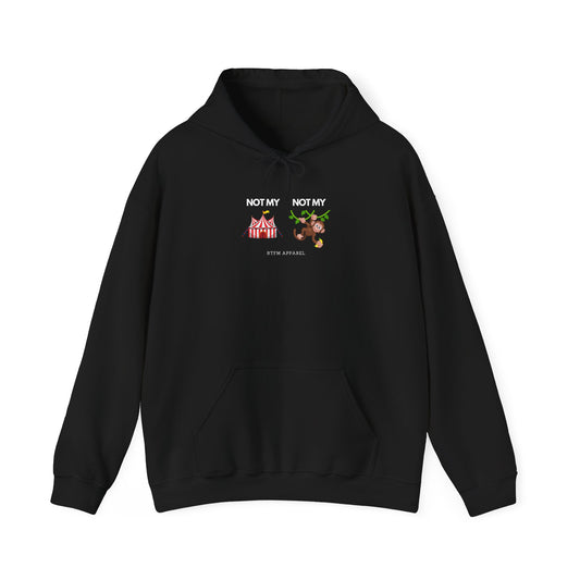 Not My Circus Not My Monkey Tech IT Hoodie RTFM Apparel Funny