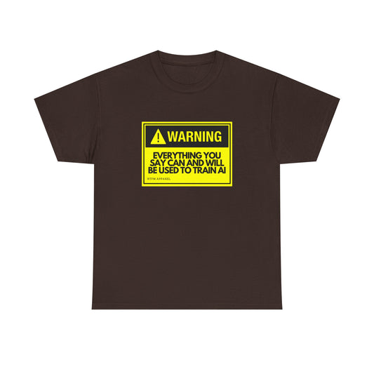 Warning Everything You Say Can Be Used To Train AI — Tee