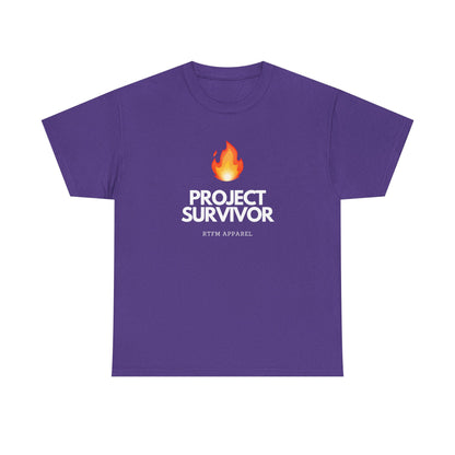 Project Survivor RTFM Apparel Flame Design - Tech, IT, Cybersecurity Engineer Humor 2025