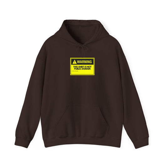 Warning This Hoodie Is Not Public Domain Funny Sysadmin IT Tech Geek Gift — Hoodie