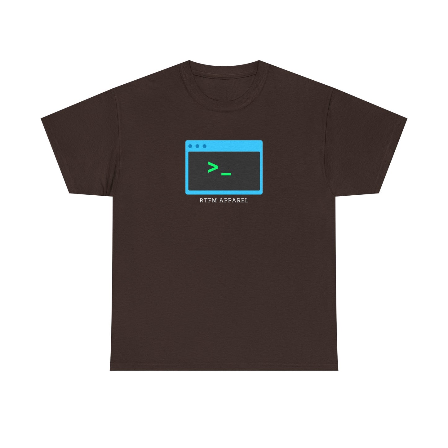 RTFM Terminal Command Nerd Humor T-Shirt - Geek, Sysadmin, IT Crowd, Developer, Programmer, Fun Tee