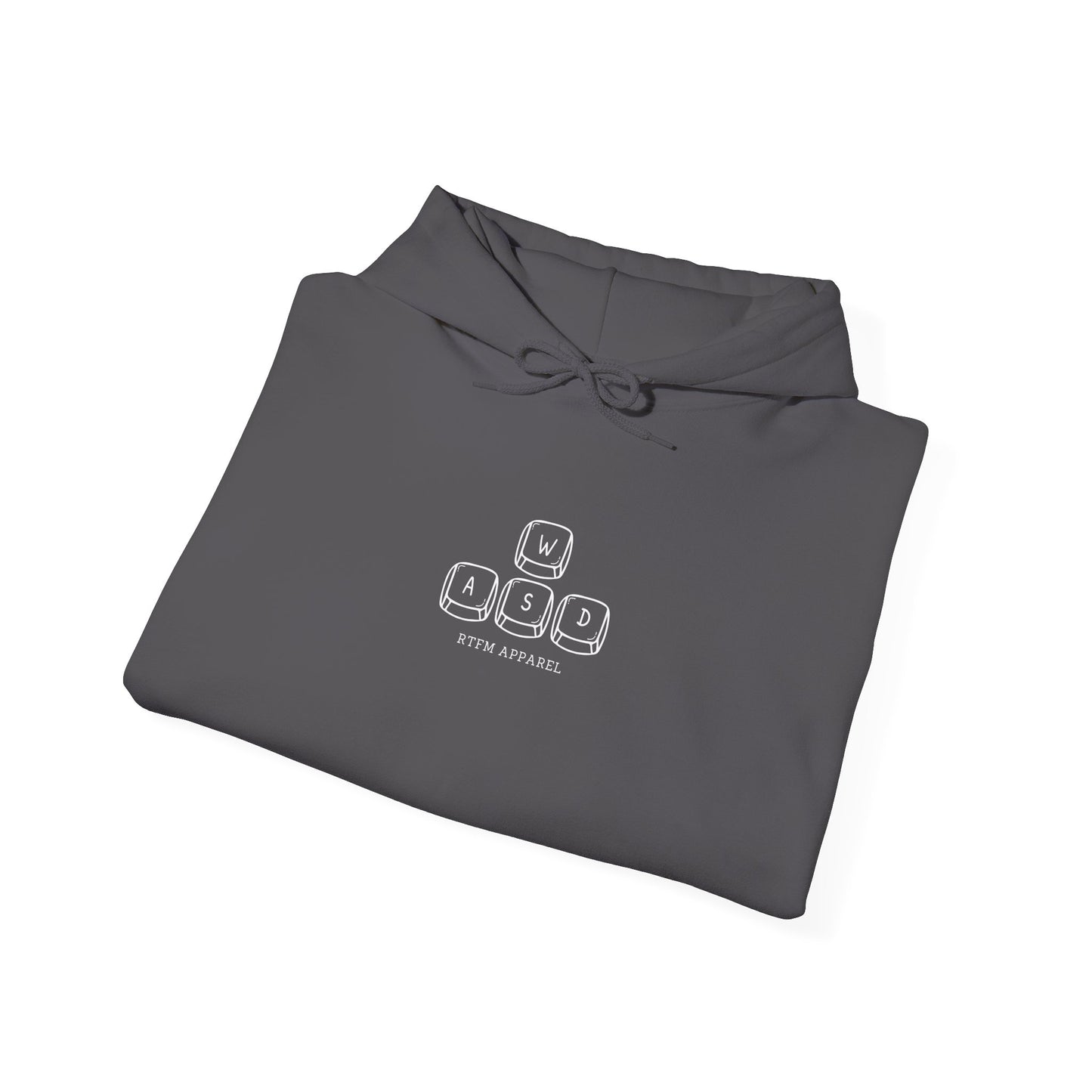 WASD Gaming Keyboard RTFM Apparel Hoodie For Gamers And Tech Lovers