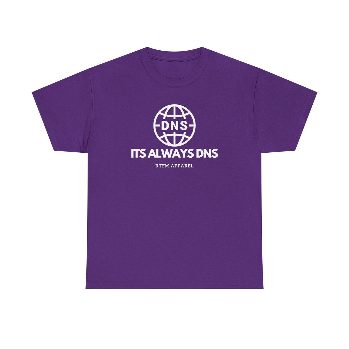It's Always DNS Globe — Network Engineer Tee