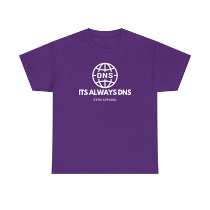 It's Always DNS Globe — Network Engineer Tee