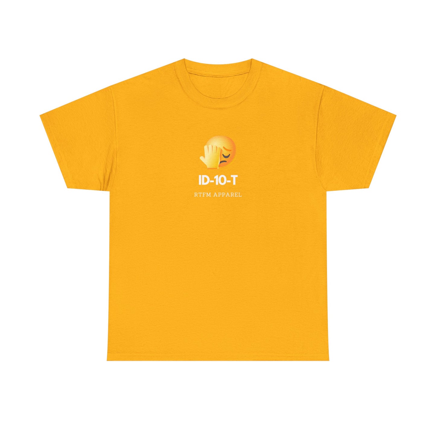 ID-10-T Funny Tech Humor T-Shirt For IT Professionals And Geeks