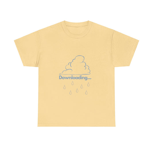 Downloading Cloud Raindrops - Tech Geek Humor