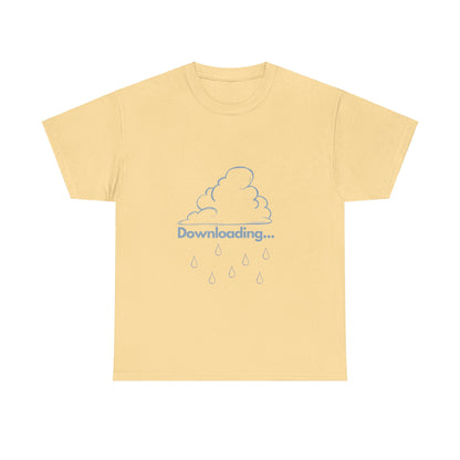 Downloading Cloud Raindrops - Tech Geek Humor