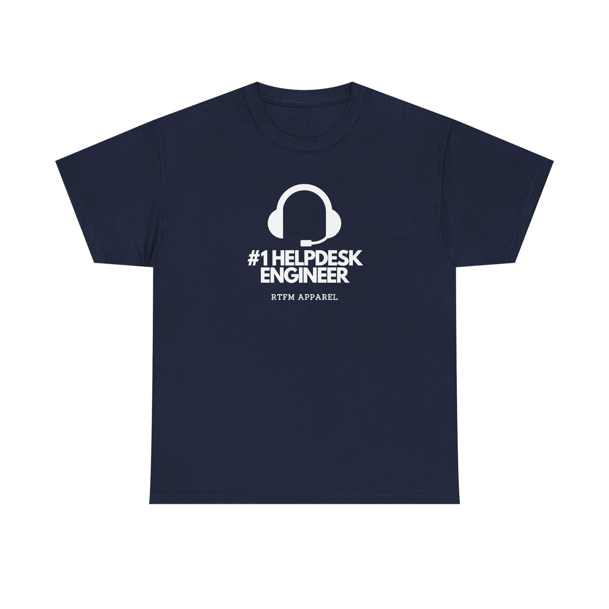#1 Helpdesk Engineer Headset — IT Support Tee