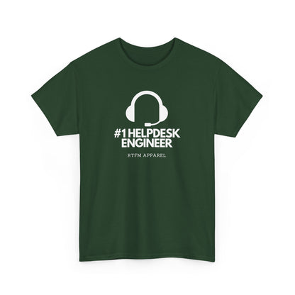 #1 Helpdesk Engineer Headset RTFM Apparel - Funny Tech, IT, Sysadmin