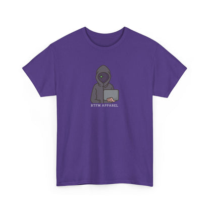 RTFM Apparel Hacker Hoodie Graphic - Tech, IT, Cyber Security Humor Shirt