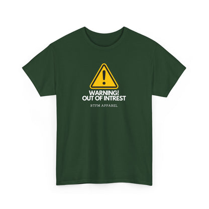 Warning Out Of Interest Funny Tech Humor IT Geek Tshirt For Developers