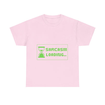 Sarcasm Loading Hourglass - Tech Humor, IT, Cyber Security Tee
