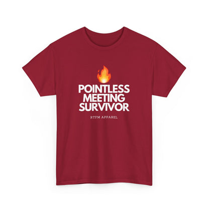 Pointless Meeting Survivor - RTFM, Sysadmin, IT Professional, Tech Humor, Funny Gift
