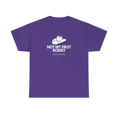 Not My First Rodeo RTFM Apparel Cowboy Hat Tech Geek Humour T-Shirt