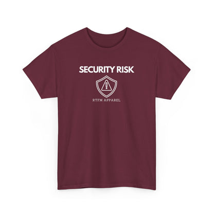 Security Risk - RTFM Apparel - Tech Humor - Cybersecurity, IT, Sysadmin