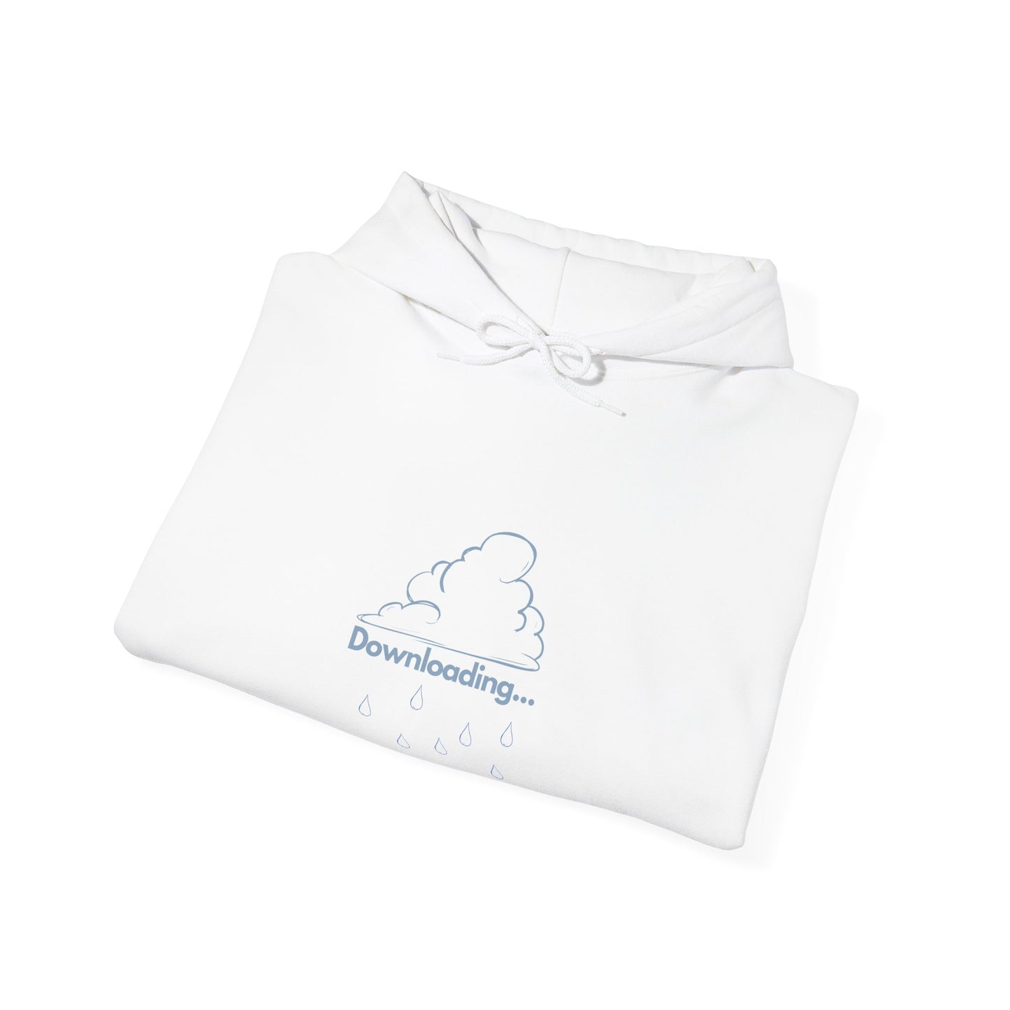Downloading Cloud Hoodie - Raindrop Geek Chic