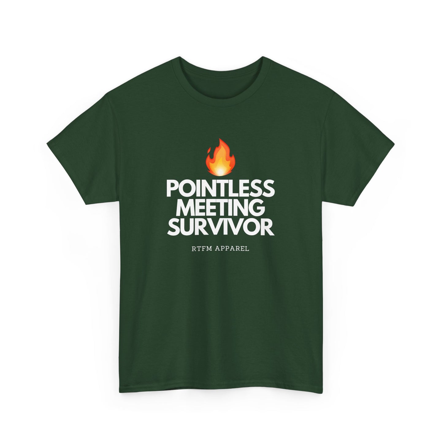 Pointless Meeting Survivor - RTFM, Sysadmin, IT Professional, Tech Humor, Funny Gift