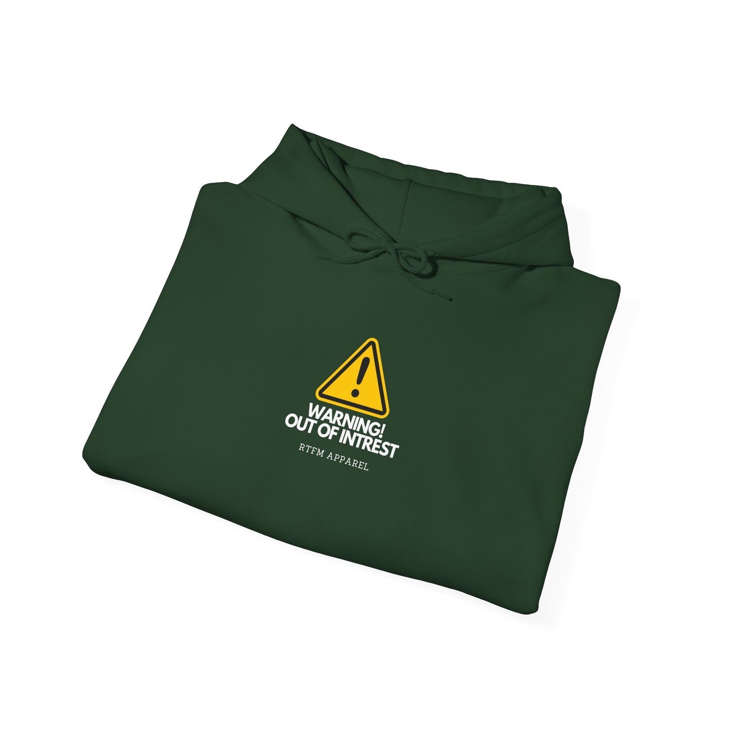 Warning Out Of Interest Funny Tech Hoodie For Cyber Security Professionals